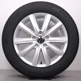 Sommerräder 17 Zoll VW T5 T6 T6.1 Original Felgen Merano 7E0071497 Sommerreifen 215/60R17 109/107T Hankook RA58 Vantra Transit 7x17ET55 5x120 NEU - Bild 4