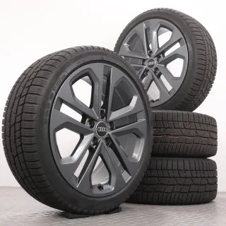 Winterräder 18 Zoll Audi A3 S3 8Y Original Felgen 8Y0601025CM Winterreifen DOT24 7,5mm & 8mm 225/40R18 92V XL AO Continental ContiWinterContact TS830P 8x18ET46 5x112 - Bild 1