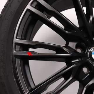 Winterräder 19 Zoll BMW M2 G87 M3 G80 G81 M4 G82 G83 Original Felgen Styling 829M 8093844 & 8093845 9x19ET20 & 9,5x19ET20 Winterreifen 275/35R19 100V XL *  Michelin Pilot Alpin 5 - Bild 6