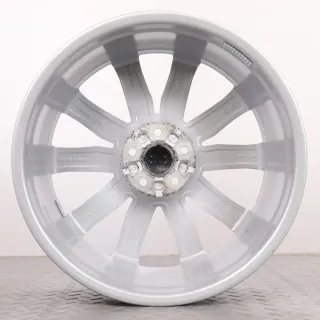 Alufelgen 20 Zoll Audi Q8 4M Original Felgen Felgensatz 5-V-Speichen-Design 4M8601025T silber 8,5x20ET20 5x112 66,6mm - Bild 8