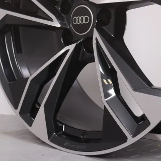 Alufelgen 20 Zoll Audi A5 / S5 F5 8W Original Felgen Felgensatz 5-Doppelspeichen-Polygon-Design 8W0601025EQ Anthrazitschwarz glanzgedreht 9x20ET34 5x112 66,6mm NEU - Bild 4