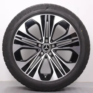 Winterräder 19 Zoll Mercedes-Benz W214 S214 Original Felgen A2144012300 Winterreifen 2x4-4,5mm / 2x5-5,5mm DOT23 245/45R19 102H XL MO (Mercedes-Original) Pirelli RDK - Bild 6