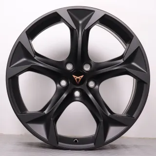 Alufelgen 19 Zoll Cupra Formentor KM Original Felgen Felgensatz Exclusive 5FF601025E schwarz matt 8x19ET40 5x112 57,1 NEU pulverbeschichtet - Bild 2