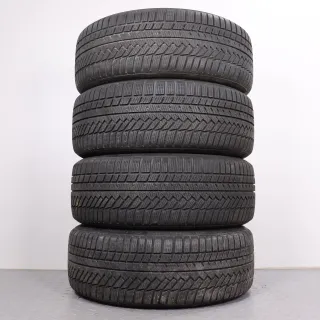 Winterräder 20 Zoll Audi A6 S6 4K C8 Original Felgen schwarz matt 4K0601025K Winterreifen 6,5-7,5mm DOT21&22 255/40R20 101W XL AO Continental Winter Contact TS 850 P 5-Arm Design - Bild 11