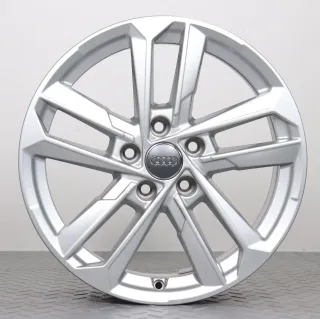 Alufelgen 17 Zoll Audi A3 S3 8Y Original Felgen Felgensatz 5-V-Speichen 8Y0601025L silber 6,5x17ET43 5x112 57,1 - Bild 4