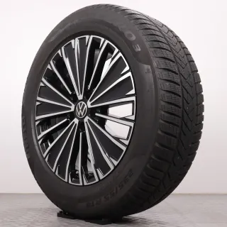 Winterräder 18 Zoll VW Tiguan CT & Tayron R4 Original Felgen 571601025K Winterreifen DOT24 7,5-8mm 235/55R18 104H XL AO Pirelli Sotttotero 3 Napoli 7,5x18ET40 5x112 RDK - Bild 6