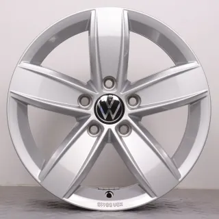 Alufelgen 16 Zoll VW T-Roc Original Felgen Felgensatz Corvara 2GA071496A silber 6x16ET43 5x112 57,1mm - Bild 2