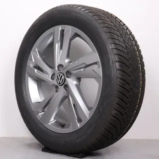 Winterräder 17 Zoll VW Taigo CS & T-Cross C1 Original Felgen Valencia 2G7601025E Winterreifen 205/55R17 91H Vredestein Wintrac Pro galvanograu 6,5x17ET39 5x100 Alufelgen NEU - Bild 6