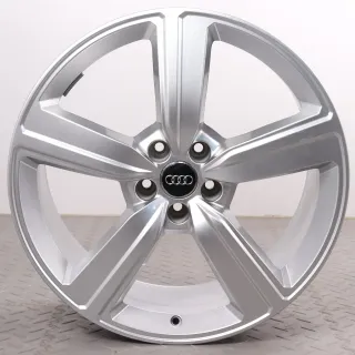 4x Alufelgen 20 Zoll Audi e-tron Q8 & etron GE Original Felgen Felgensatz 5-Arm-Design 4KE601025S Silber 9x20ET38 5x112 66,6mm - Bild 4