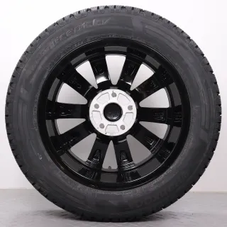 Winterräder 17 Zoll VW T5 T6 T6.1 Original Felgen Merano schwarz glanz 7E0071497 Winterreifen 215/60R17 109/107T Hankook RW12 i*cept LV 7x17ET55 5x120 NEU - Bild 8