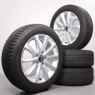 Winterräder 17 Zoll VW Passat 3G B8 Original Felgen 3G0601025C Winterreifen 215/55R17 Helsinki silber 6,5x17ET41 5x112 Alufelgen Winterradsatz - Bild 1