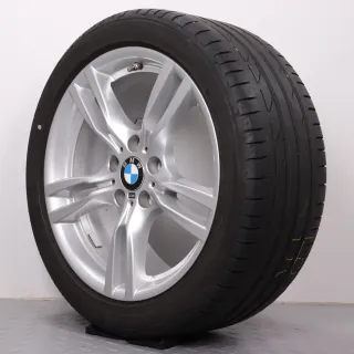 Sommerräder 18 Zoll BMW 3er F30 F31 4er F32 F33 4er Gran Coupe F36 Original Felgen M-Doppelspeiche 7845880 & 7845881 Styling 400M 225/45R18 & 255/40R18 - Bild 8