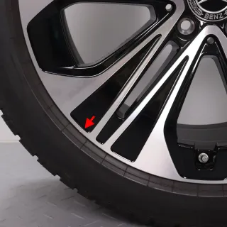 Winterräder 19 Zoll Mercedes-Benz W214 S214 Original Felgen A2144012300 Winterreifen 2x4-4,5mm / 2x5-5,5mm DOT23 245/45R19 102H XL MO (Mercedes-Original) Pirelli RDK - Bild 9