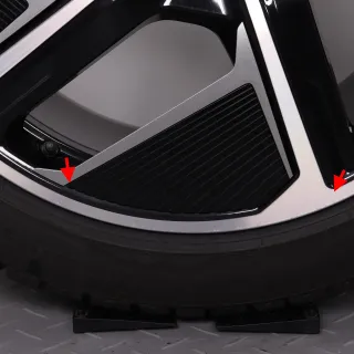 Winterräder 20 Zoll Audi e-tron GT + RS Original Felgen 4J3601025F & 4J3601025H Winterreifen DOT25 7,5mm245/45R20 & 285/40R20 Pirelli P Zero Winter 9x20ET54 & 11x20ET60 RDK - Bild 8