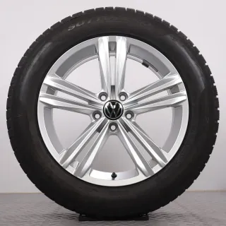Winterräder 18 Zoll VW Tiguan II & Allspace Original Felgen Sebring 5NA601025M Winterreifen 235/55R18 104H XL AO Pirelli Sottozero Winter 210 Serie 2 5mm - Bild 3