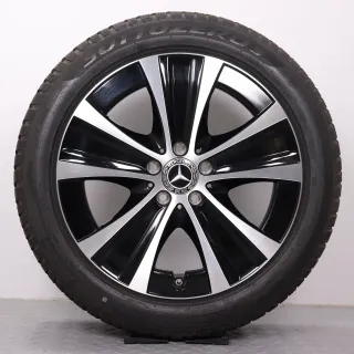Winterräder 18 Zoll Mercedes-Benz E-Klasse W213 S213 A238 C238 Original Felgen A2134013700 Winterreifen 4,5-5 & 6mm 245/45R18 100V XL MOE Pirelli Winter Sottozero 3 5-Speichen - Bild 6