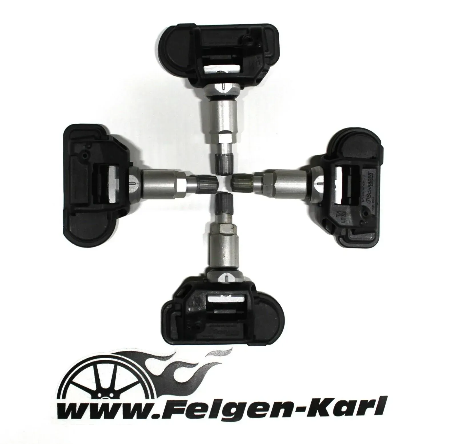 4x Original MERCEDES W205 W222 A217 Reifendrucksensoren A0009050030 RDKS Satz - Bild 1