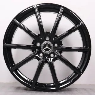 Alufelgen 19 Zoll Mercedes-Benz CLE 300E C236 Original Felgen Felgensatz 5-Doppelspeichen A2364010600 & A2364010800 schwarz 8x19ET45,1 & 9x19ET60,6 5x112 66,6mm - Bild 8