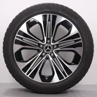 Winterräder 19 Zoll Mercedes-Benz W214 S214 Original Felgen A2144012300 Winterreifen 2x4-4,5mm / 2x5-5,5mm DOT23 245/45R19 102H XL MO (Mercedes-Original) Pirelli RDK - Bild 8