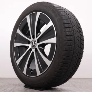 Winterräder 18 Zoll Mercedes-Benz E-Klasse W213 S213 A238 C238 Original Felgen A2134013700 Winterreifen 6mm DOT22 245/45R18 100V XL MOE Pirelli Winter Sottozero 3 5-Speichen - Bild 10