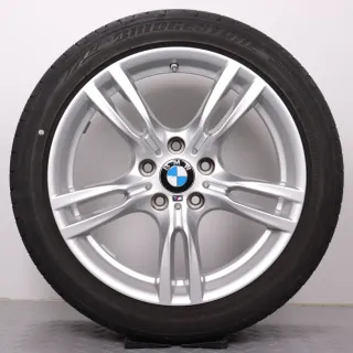 Sommerräder 18 Zoll BMW 3er F30 F31 4er F32 F33 4er Gran Coupe F36 Original Felgen M-Doppelspeiche 7845880 & 7845881 Styling 400M 225/45R18 & 255/40R18 - Bild 7