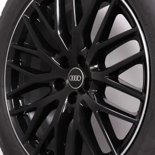 Winterräder 20 Zoll Audi Q7 SQ7 4M Original Felgen 4M0601025DR Winterreifen DOT24 7,5-8mm 285/45R20 112V XL AO Goodyear Ultra Grip 8 Performance SUV schwarz glangedreht 9x20ET28 - Bild 7