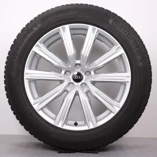 Winterräder 20 Zoll Audi Q8 SQ8 4M Original Felgen 4M8601025T Winterreifen DOT24 7-7,5mm 265/50R20 111H XL AO Continental Winter Contact TS850P 5-V-Speichen-Design - Bild 4