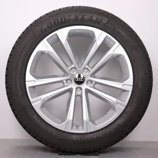 Winterräder 20 Zoll Audi Q7 SQ7 4M Original Felgen 4M0601025DT Winterreifen DOT24 8mm 285/45R20 112V XL AO Goodyear Ultra Grip 8 Performance SUV silber 9x20ET28 RDK - Bild 2
