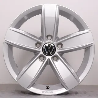 Alufelgen 16 Zoll VW T-Roc Original Felgen Felgensatz Corvara 2GA071496A silber 6x16ET43 5x112 57,1mm - Bild 4