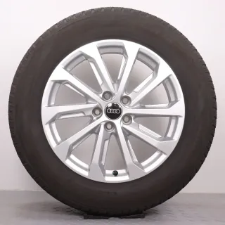 Winterräder 18 Zoll Audi Q5 GU Original Felgen 8MA601025Q Winterreifen DOT24 2x 5mm / 2x 6-6,5mm 235/60R18 107H XL R0 Pirelli Scorpion Winter 2 10-Speichen silber 7x18ET34 5x112 - Bild 5