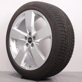 Winterräder 20 Zoll Audi A6 S6 4K C8 Original Felgen 4K0601025K Winterreifen 7,5mm DOT23 255/40R20 101W XL AO Continental Winter Contact TS 850 P 5-Arm Design RDK - Bild 10