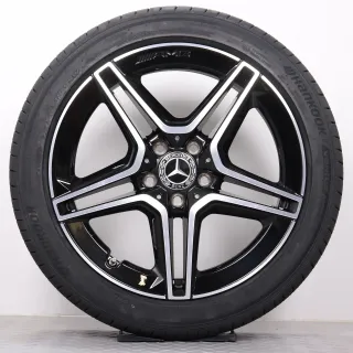 Sommerräder 18 Zoll Mercedes-Benz A-Klasse W177 V177 B-Klasse W247 CLA-Klasse C118 X118 Original Felgen A1774011500 Sommerreifen 225/45R18 95W XL Hankook 7,5x18ET49 - Bild 4