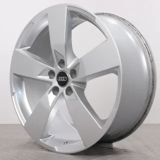 1x Alufelge 20 Zoll Audi A6 S6 4K C8 Original Einzelfelge Ersatzfelge 5-Arm Design 4K0601025K Silber 8,5x20ET43 5x112 66,6mm - Bild 2