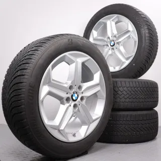 Winterräder 18 Zoll BMW X1 iX1 U11 & X2 iX2 U10 Original Felgen 6898039 Styling 865 Winterreifen 6-6,5mm & 6,5-7mm DOT22 225/55R18 102H XL * Bridgestone Blizzak LM005 - Bild 1