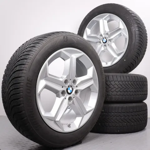 Background image for Winterräder 18 Zoll BMW X1 iX1 U11 & X2 iX2 U10 Original Felgen 6898039 Styling 865 Winterreifen 6-6,5mm & 6,5-7mm DOT22 225/55R18 102H XL * Bridgestone Blizzak LM005