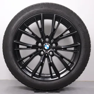 Winterräder 18 Zoll BMW 3er G20 G21 4er G22 G23 2er G42 Original Felgen Sty. 796M 6885305 6885306 Winterreifen 6mm & 5-5,5mm 225/45R18 & 255/40R18 XL * SSR RSC Runflat Continental - Bild 2