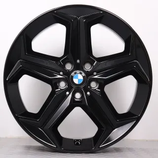 Alufelgen 18 Zoll BMW X1 iX1 U11 X2 iX2 U10 Original Felgen Felgensatz Styling 865 6898039 schwarz 7,5x18ET50 5x112 66,6 - Bild 4