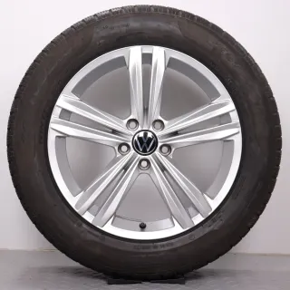 Winterräder 18 Zoll VW Tiguan II & Allspace Original Felgen Sebring 5NA601025M Winterreifen 235/55R18 104H XL AO Pirelli Sottozero Winter 210 Serie 2 DOT23 7,5-8mm - Bild 4