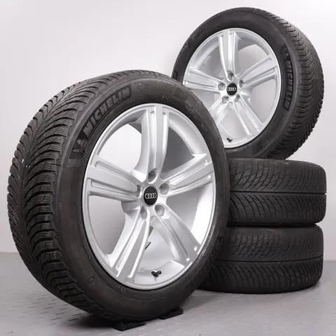Background image for Winterräder 19 Zoll Audi A8 S8 4N D5 Original Felgen 4N0601025J Reifen 235/50R19 103H XL AO 6,5mm Michelin Pilot Alpin 5 DOT4820
