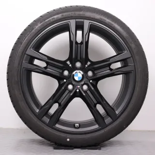 Winterräder 18 Zoll BMW 1er F40 2er Gran Coupe F44 Original Felgen Styling 556M schwarz matt 8053524 Winterreifen Bridgestone 225/40R18 92V XL * RSC Runflat 5mm DOT19 - Bild 3