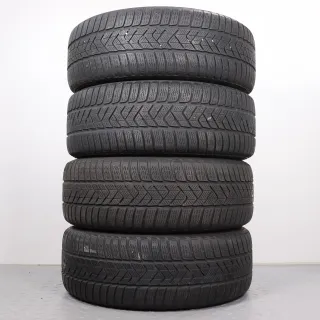 Winterräder 18 Zoll Mercedes-Benz A- B- CLA- Klasse W177 V177 W247 C118 X118 Original Felgen A1774011500 Winterreifen 4,5mm 225/45R18 91H MO Pirelli - Bild 13