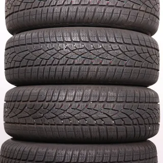 Winterräder 17 Zoll VW T5 T6 T6.1 Original Felgen 7J5601027 Winterreifen 8mm DOT21 215/60R17 104H Dunlop SP Winter Sport 3D Stahlfelge silber 7x17ET56 5x120 Winterradsatz NEUWERTIG - Bild 10