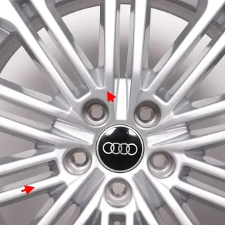 Winterräder 18 Zoll Audi A5 S5 F5 8W Original Felgen 8W0601025EE Winterreifen DOT22&23 245/40R18 97V XL AO Goodyear Ultragrip Performance GEN-1 Silber 8x18ET31 - Bild 9