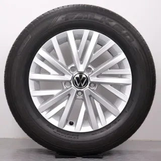 Sommerräder 16 Zoll VW T-Roc A1 Original Felgen 2GA601025AA Sommerreifen 215/60R16 95V Falken ZIEX ZE310A ECORUN Chester silber 6,5x16ET43 5x112 Alufelgen Sommerradsatz NEUWERTIG - Bild 3