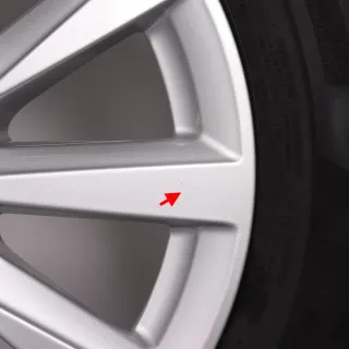 Winterräder 16 Zoll Audi A1 CityCarver / Allstreet Original Felgen 82A601025C Winterreifen DOT22 8mm 205/60R16 92H AO Michelin Alpin 5 10-Speichen Design silber 6,5x16ET40 - Bild 6