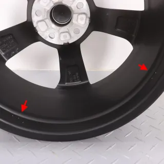 Alufelgen 19 Zoll Audi A3 S3 RS3 8V Original Felgen Felgensatz Rotor 2 AUDI SPORT 8V0601025ES schwarz matt 8x19ET49 5x112 57,1mm - Bild 5