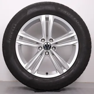 Winterräder 18 Zoll VW Tiguan II & Allspace Original Felgen Sebring 5NA601025M Winterreifen 235/55R18 104H XL AO Pirelli Sottozero Winter 210 Serie 2 DOT23 7,5-8mm - Bild 5