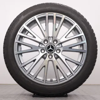 Winterräder 18 Zoll Mercedes-Benz A- / B-Klasse W177 W247 CLA C118 X118 Original Felgen A1774010600 Winterreifen 5mm DOT24 225/45R18 91H MO Bridgestone Blizzak LM-001 7,5x18ET49 - Bild 5