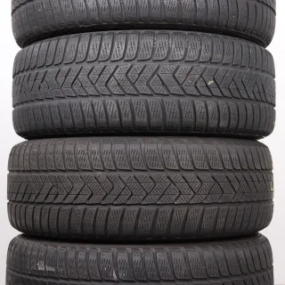 Winterräder 18 Zoll Mercedes-Benz A- B- CLA- Klasse W177 V177 W247 C118 X118 Original Felgen A1774011500 Winterreifen 4,5mm 225/45R18 91H MO Pirelli - Bild 14
