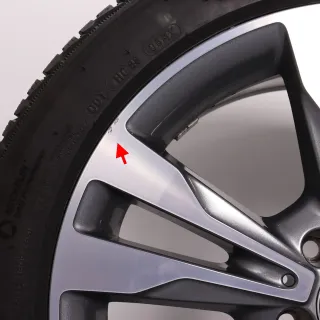 Winterräder 18 Zoll Mercedes C-Klasse W205 S205 C205 A205 Original Felgen A2054012802 & A2054012902 Reifen Michelin 5-5,5 225/45R18 & 245/40R18 RDK - Bild 8